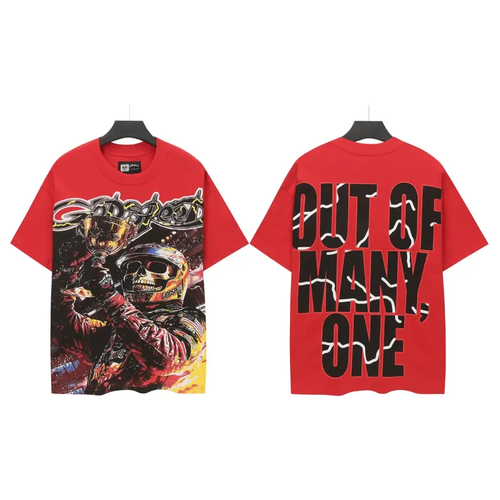 “Racing Skull” – Out Of Many Tee